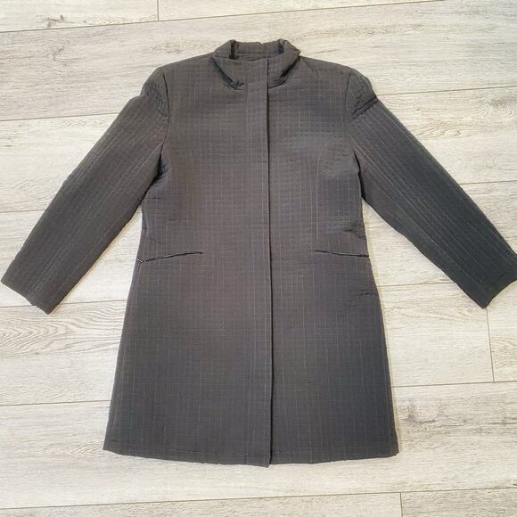 GALLERY Quilted Full Zip Jacket Womens Size Large Sleeves Zip Pockets Lagenlook - Picture 6 of 10